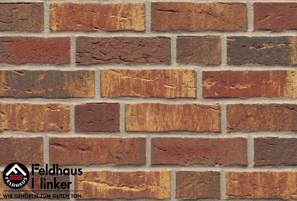 Клинкерная плитка ручной формовки Feldhaus Klinker, Sintra ardor calino 240х71х14 мм, R686NF14