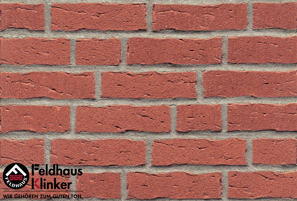 Клинкерная плитка ручной формовки Feldhaus Klinker, Sintra carmesi 240х71х14 мм, R694NF14