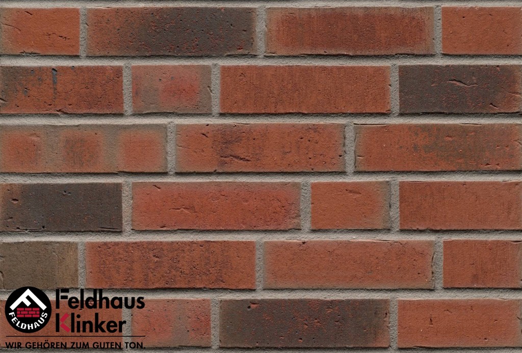 Клинкерная плитка ручной формовки Feldhaus Klinker, Vascu ardor carbo 240х71х14 мм, R752NF14