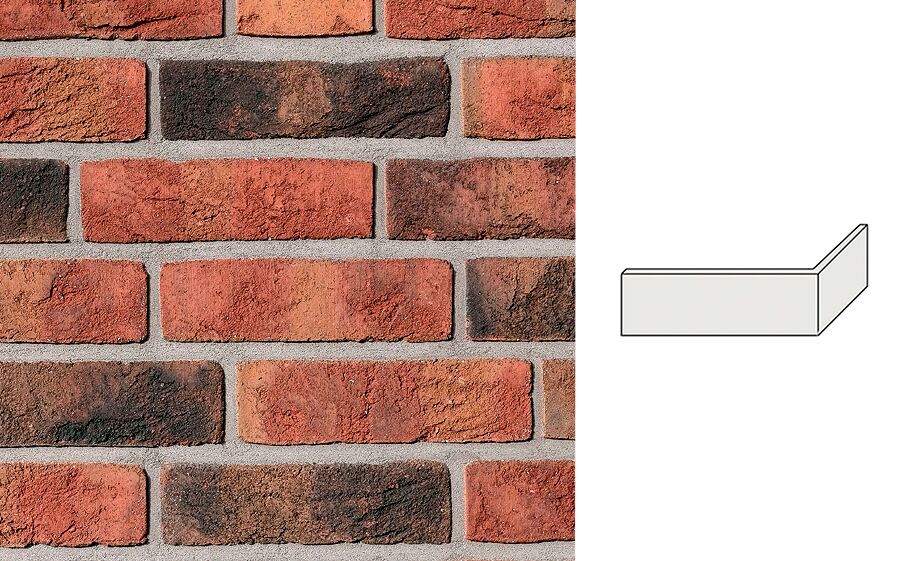 Плитка угловая FORMBAСK graphit-bunt NF угол 240x14x71x115мм Querenstede Roben, РАСПРОДАЖА Плитка угловая FORMBAСK graphit-bunt NF угол 240x14x71x115мм Querenstede Roben