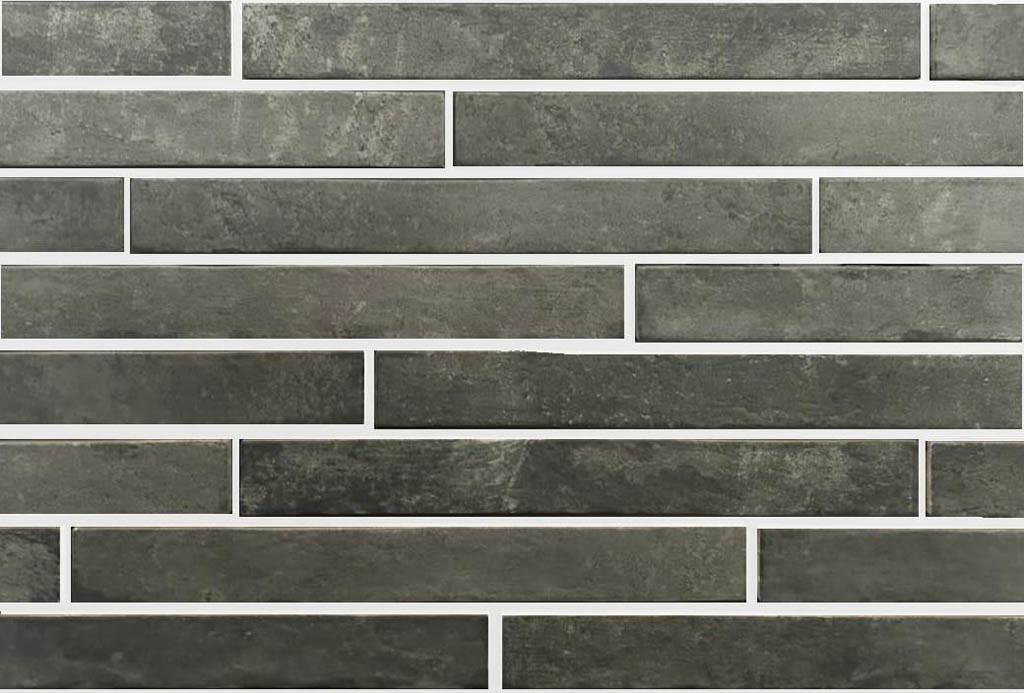 TERRALONG Join Anthracite Плитка для цоколя и фасада 450х48х10мм 37.48шт/м2 32шт/упак, Anthracite