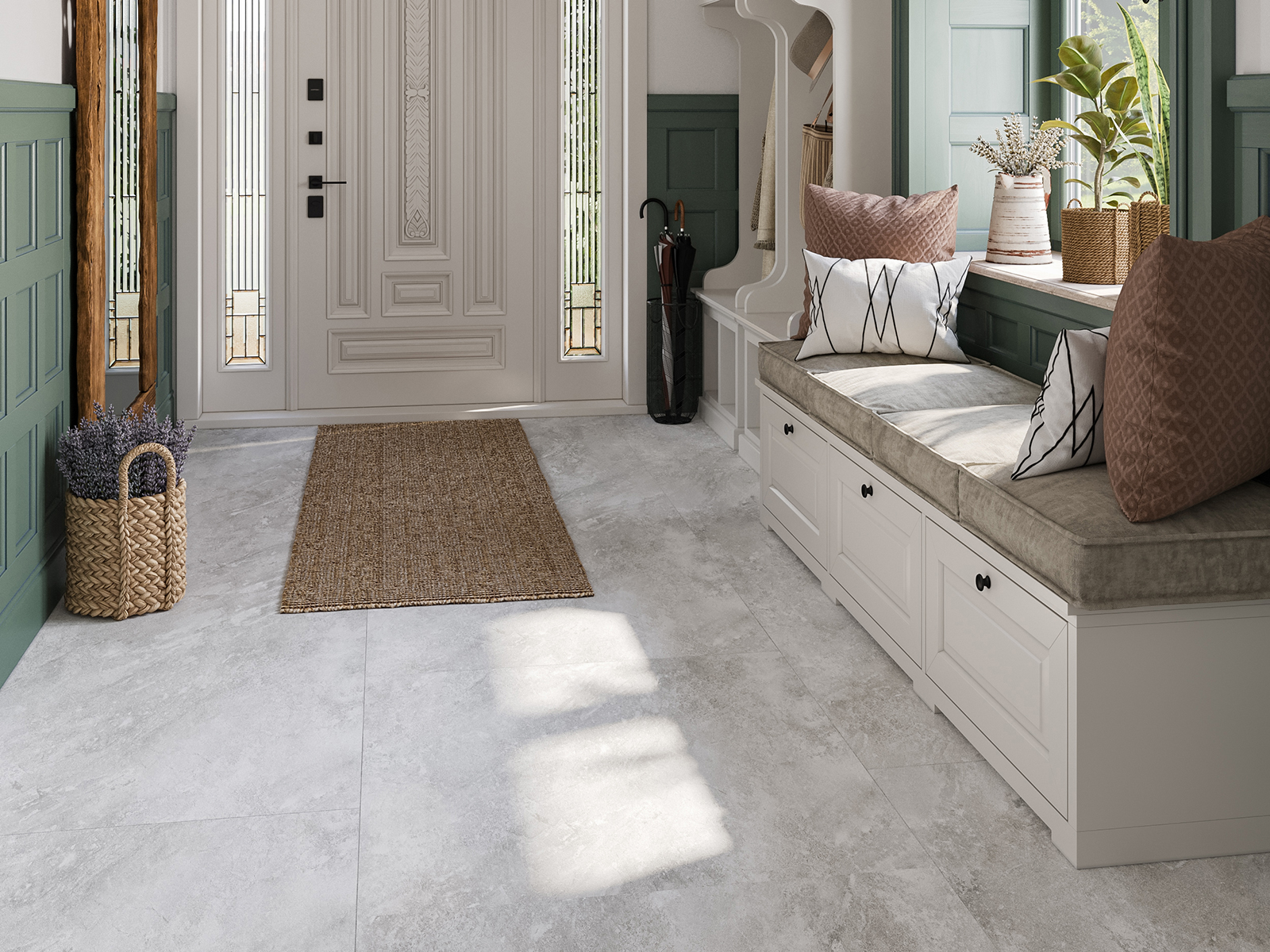 Quick Deck Plus Плита ЛВДСПШ Колониал Вайт 16х900х1200мм (1.08м2/0.01728м3) 40шт/пал