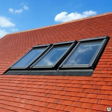 Velux EKS 0002E MK06 78х118см центральный элемент оклада для комбинации из трёх окон горизонтально для плоской кровли