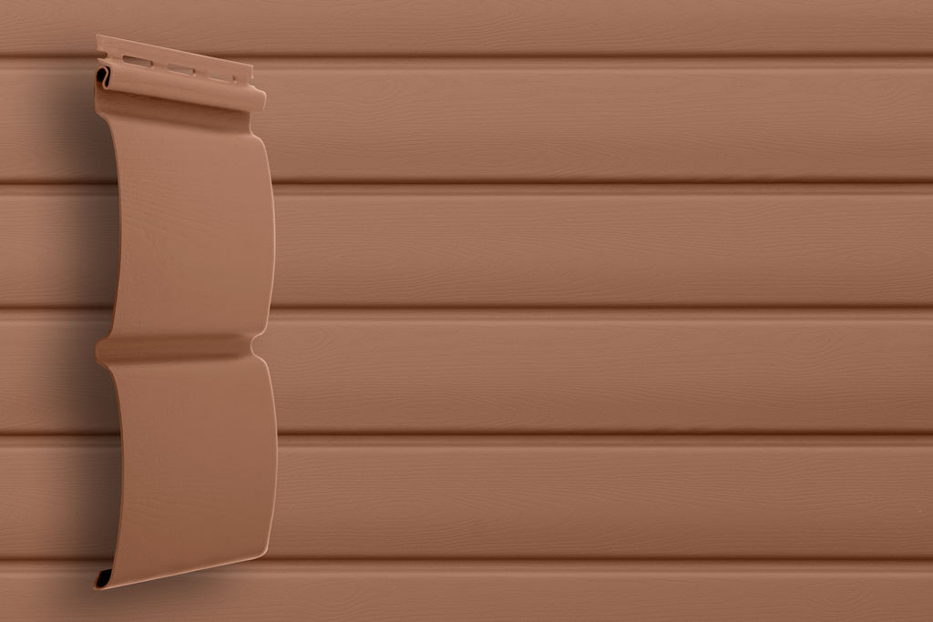 Сайдинг Grand Line Classic Color Plus Блок-хаус D4,8 3.0, Темно-бежевый купить в Санкт-Петербурге Сайдинг Grand Line Classic Color Plus Блок-хаус D4,8 3.0, Темно-бежевый