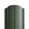 Штакетник металлический круглый МП ELLIPSE-O фигурный VikingMP E бутылочно-зеленый 6007