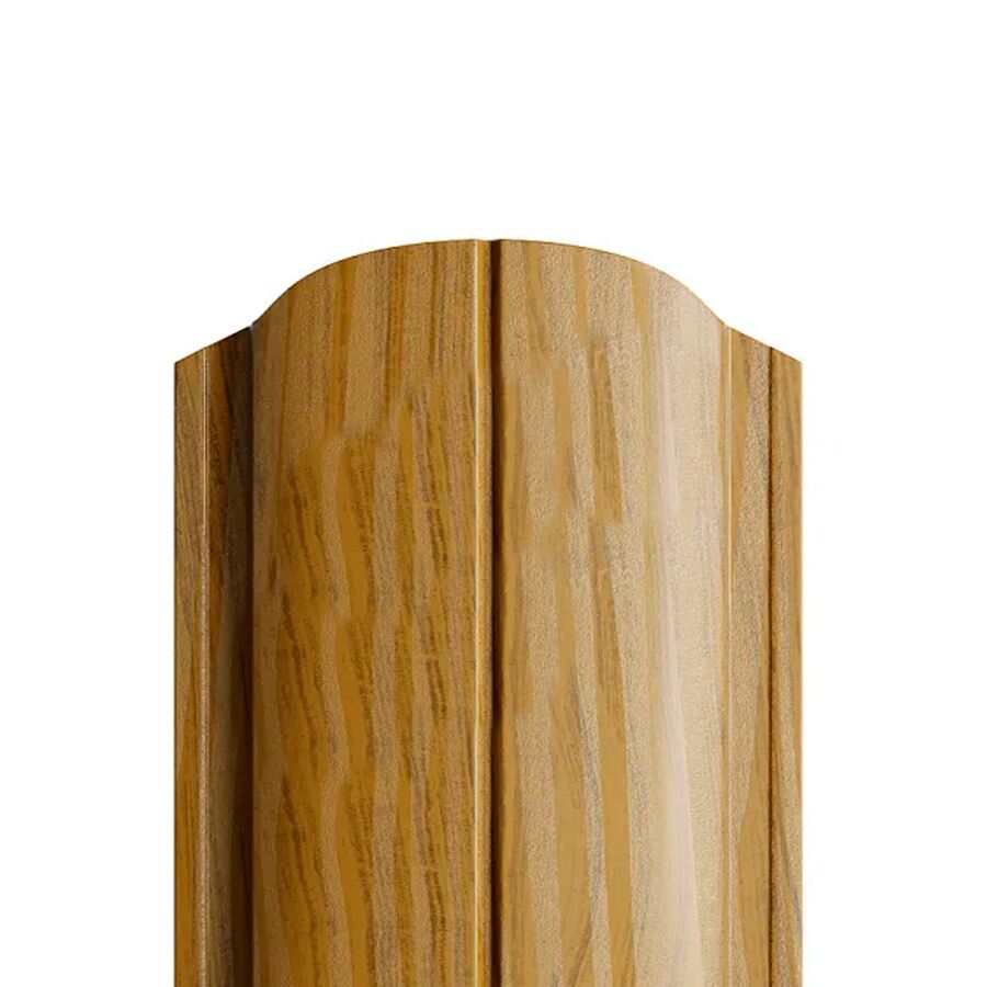 Штакетник металлический МП ELLIPSE-O фигурный Ecosteel Textur, Персиковое дерево купить в Санкт-Петербурге Штакетник металлический МП ELLIPSE-O фигурный Ecosteel Textur, Персиковое дерево