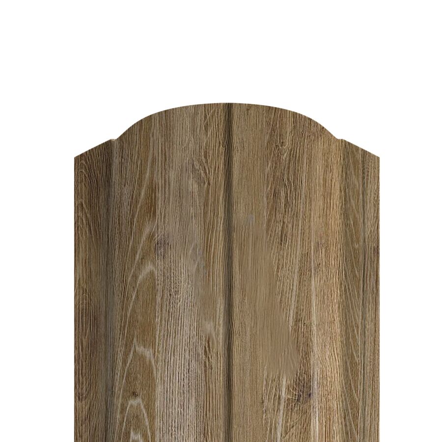 Штакетник МП ELLIPSE-O фигурный 0.45мм Ecosteel Texture {длины по списку}, Дуб купить в Санкт-Петербурге Штакетник МП ELLIPSE-O фигурный 0.45мм Ecosteel Texture {длины по списку}, Дуб