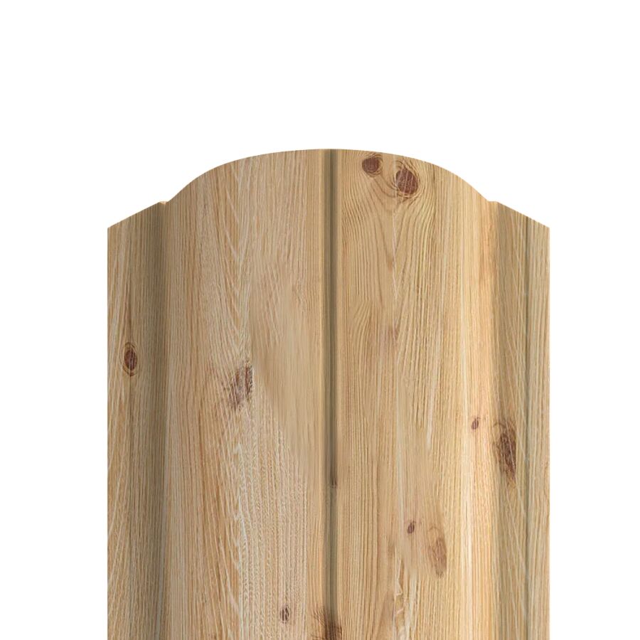 Штакетник МП ELLIPSE-O-БР фигурный 0.45мм Ecosteel Texture {длины по списку}, Орех купить в Санкт-Петербурге Штакетник МП ELLIPSE-O-БР фигурный 0.45мм Ecosteel Texture {длины по списку}, Орех