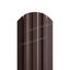 Штакетник металлический МП LANE-O фигурный PURMAN темно-коричневый RR32