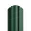 Штакетник металлический LANE-O М-образный фигурный верх PE двусторонний 0,45мм темно-зеленый 6005