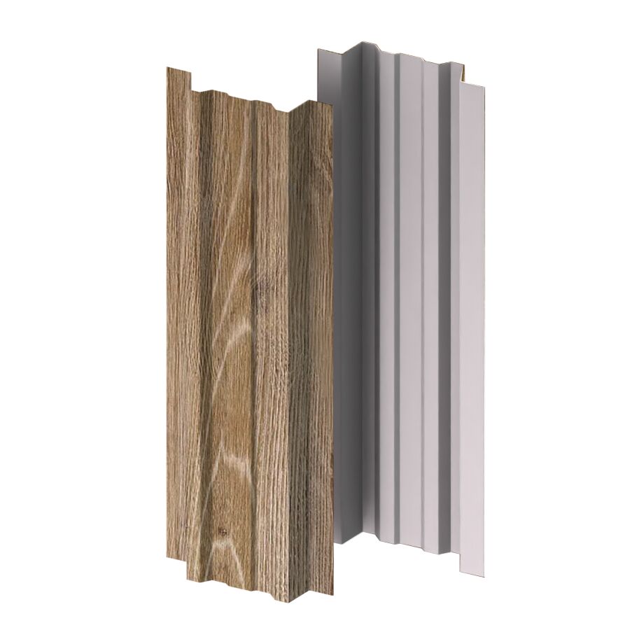 Штакетник МП LАNE-T-БР прямой 0.45мм Ecosteel Texture {длины по списку}, Дуб купить в Санкт-Петербурге Штакетник МП LАNE-T-БР прямой 0.45мм Ecosteel Texture {длины по списку}, Дуб