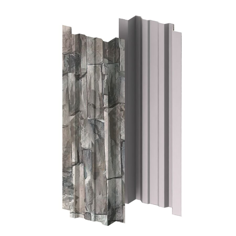 Штакетник МП LАNE-T прямой 0.50мм Ecosteel {длины по списку}, Белый камень купить в Санкт-Петербурге Штакетник МП LАNE-T прямой 0.50мм Ecosteel {длины по списку}, Белый камень