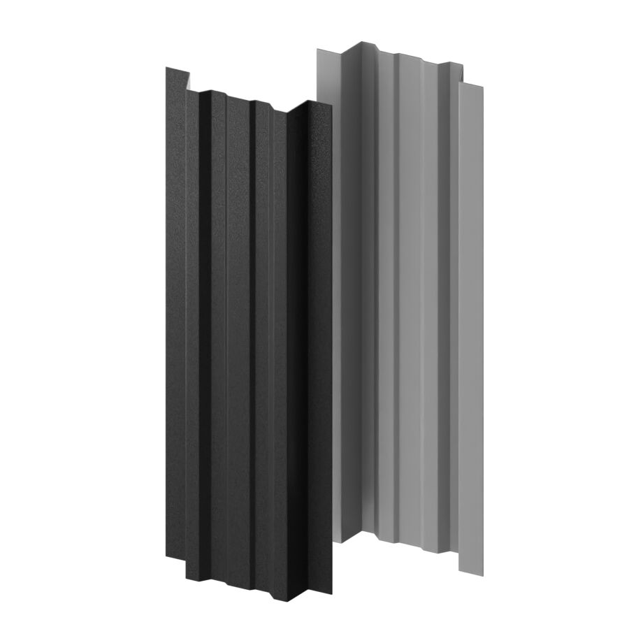 Штакетник МП LАNE-T прямой 0.50мм Valori {длины по списку}, Dark Grey (темно-серый) купить в Санкт-Петербурге Штакетник МП LАNE-T прямой 0.50мм Valori {длины по списку}, Dark Grey (темно-серый)