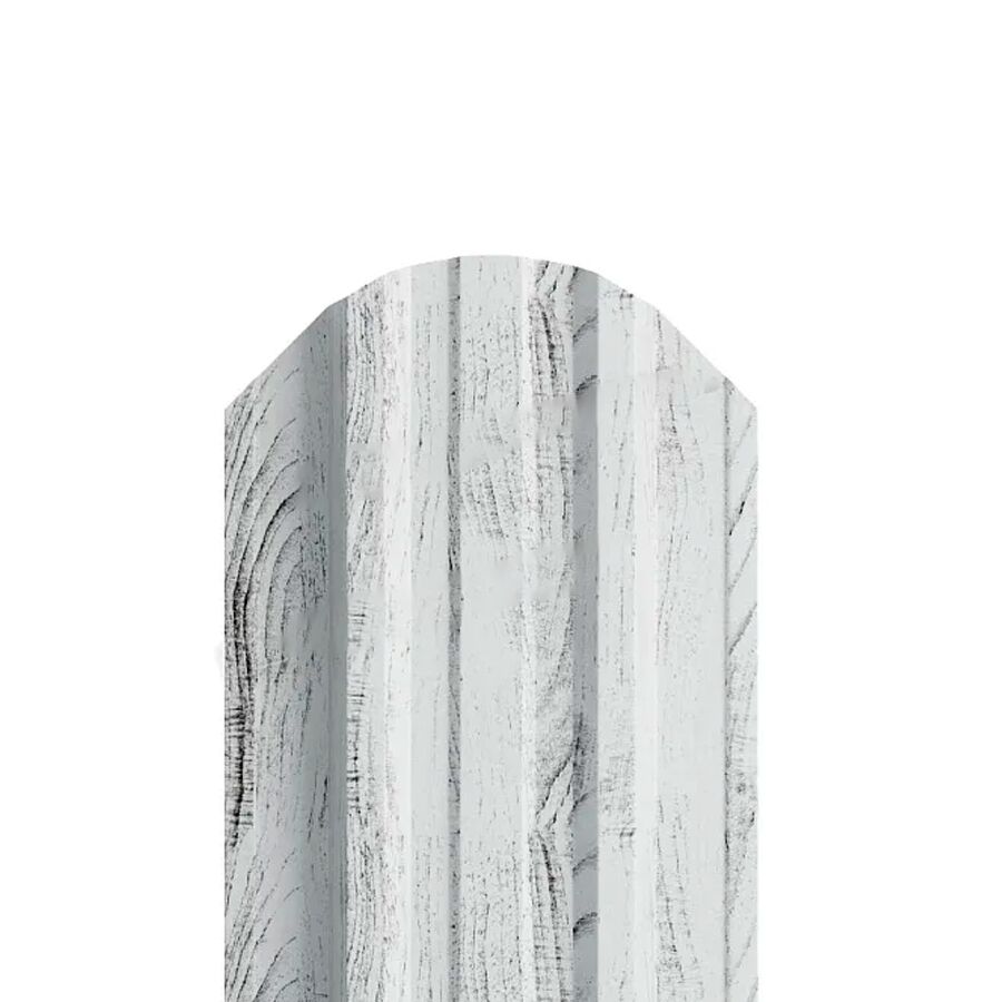 Штакетник МП TRAPEZE-O фигурный 0.50мм Ecosteel Matt {длины по списку}, Беленый дуб купить в Санкт-Петербурге Штакетник МП TRAPEZE-O фигурный 0.50мм Ecosteel Matt {длины по списку}, Беленый дуб