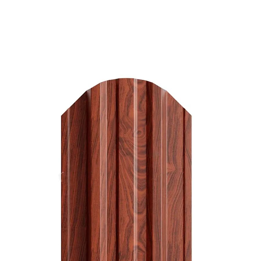 Штакетник МП TRAPEZE-O фигурный 0.50мм Ecosteel Matt {длины по списку}, Мореный дуб купить в Санкт-Петербурге Штакетник МП TRAPEZE-O фигурный 0.50мм Ecosteel Matt {длины по списку}, Мореный дуб