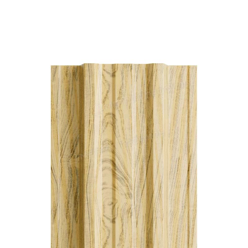 Штакетник МП TRAPEZE-T-БР прямой 0.50мм Сосна Ecosteel Texture {длины по списку}, Сосна купить в Санкт-Петербурге Штакетник МП TRAPEZE-T-БР прямой 0.50мм Сосна Ecosteel Texture {длины по списку}, Сосна