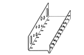 <b>U-103 мм</b> Цокольная планка для утепления 100 мм, 2.5м Цокольная планка для утепления U - 103 Атлас