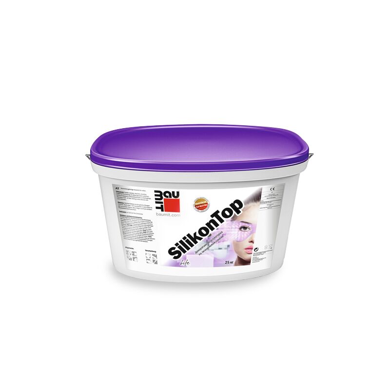 Baumit SilikonTop 25кг Штукатурка декоративная силиконовая Baumit SilikonTop 25кг Штукатурка декоративная силиконовая