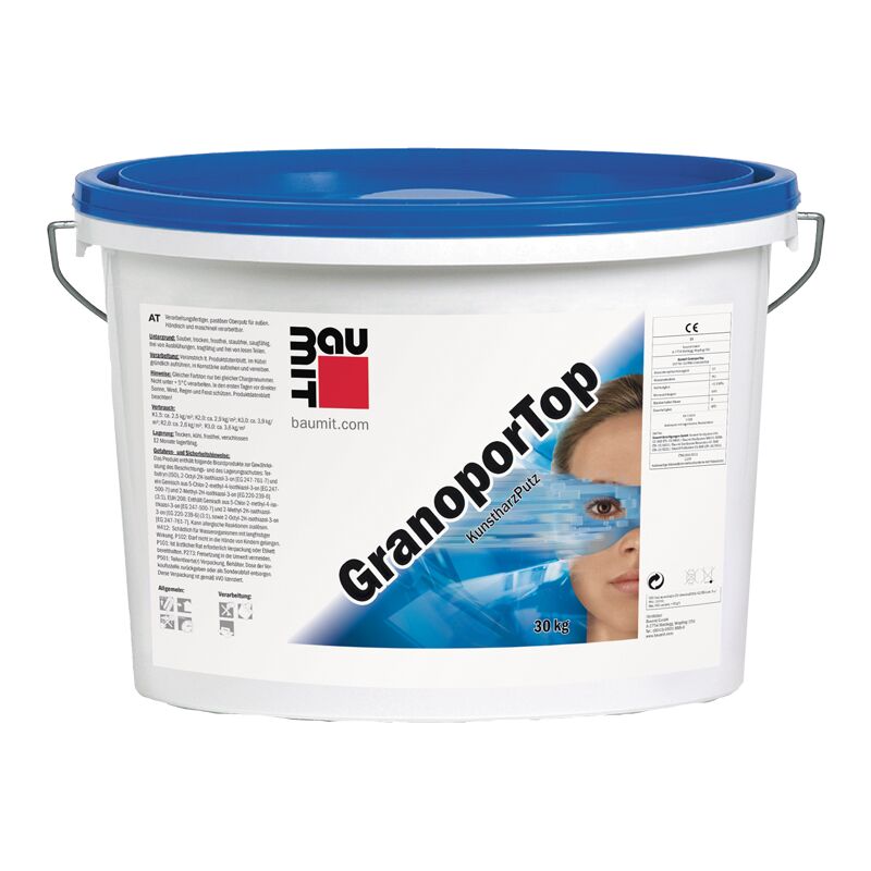 Baumit GranoporTop 25кг Штукатурка декоративная полимерная Baumit GranoporTop 25кг Штукатурка декоративная полимерная
