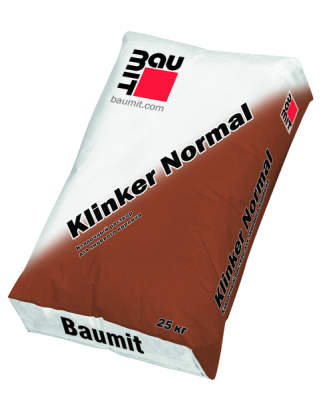 Klinker Normal 25 кг Кладочный раствор для лицевого кирпича Светло-серый, Klinker Normal 25 кг Кладочный раствор для лицевого кирпича Светло-серый