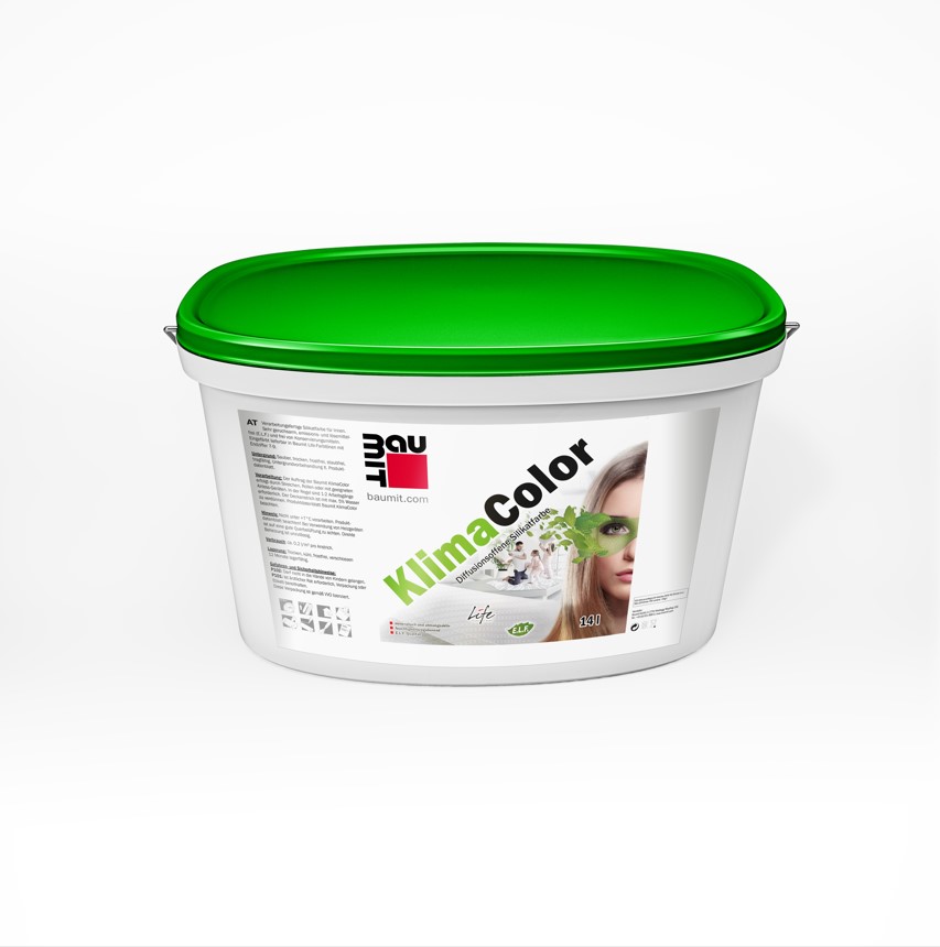 Baumit KlimaColor 14л Краска интерьерная силикатная Группа 1, Baumit KlimaColor 14л Краска интерьерная силикатная Группа 1 купить в Санкт-Петербурге Baumit KlimaColor 14л Краска интерьерная силикатная Группа 1, Baumit KlimaColor 14л Краска интерьерная силикатная Группа 1