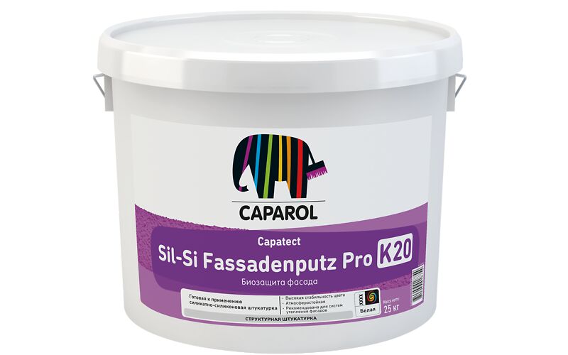 Capatect Sil-Si Fassadenputz Pro K20 силикатно-силиконовая дек ...