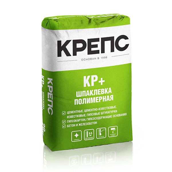 КР ПЛЮС шпаклевка финишная белая, полимерная, КР ПЛЮС 20кг Шпаклевка финишная полимерная Белый КРЕПС купить в Санкт-Петербурге КР ПЛЮС шпаклевка финишная белая, полимерная, КР ПЛЮС 20кг Шпаклевка финишная полимерная Белый КРЕПС