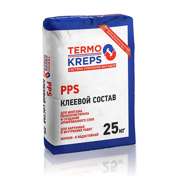 PPS ТермоКрепс, клей для пенополистирола купить в Санкт-Петербурге PPS ТермоКрепс, клей для пенополистирола