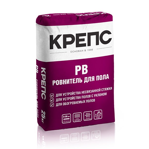РВ ровнитель для пола, первичный, РВ 25кг Ровнитель для пола первичный КРЕПС купить в Санкт-Петербурге РВ ровнитель для пола, первичный, РВ 25кг Ровнитель для пола первичный КРЕПС