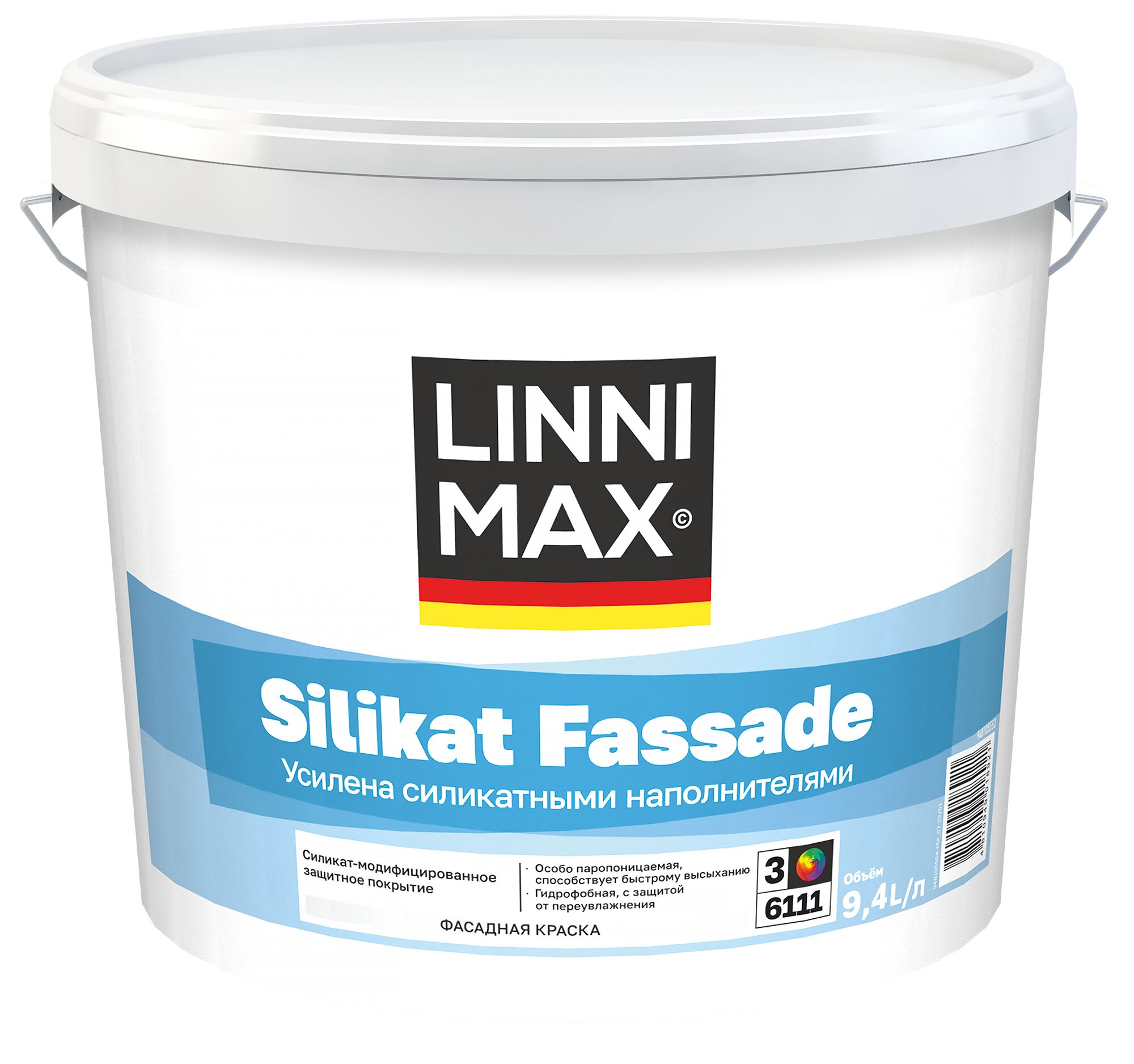 Silikat Fassade 9,4л Краска силикат-модифицированная д/наружных работ База3 LINNIMAX, Silikat Fassade 9,4л Краска силикат-модифицированная д/наружных работ База3 LINNIMAX купить в Санкт-Петербурге Silikat Fassade 9,4л Краска силикат-модифицированная д/наружных работ База3 LINNIMAX, Silikat Fassade 9,4л Краска силикат-модифицированная д/наружных работ База3 LINNIMAX