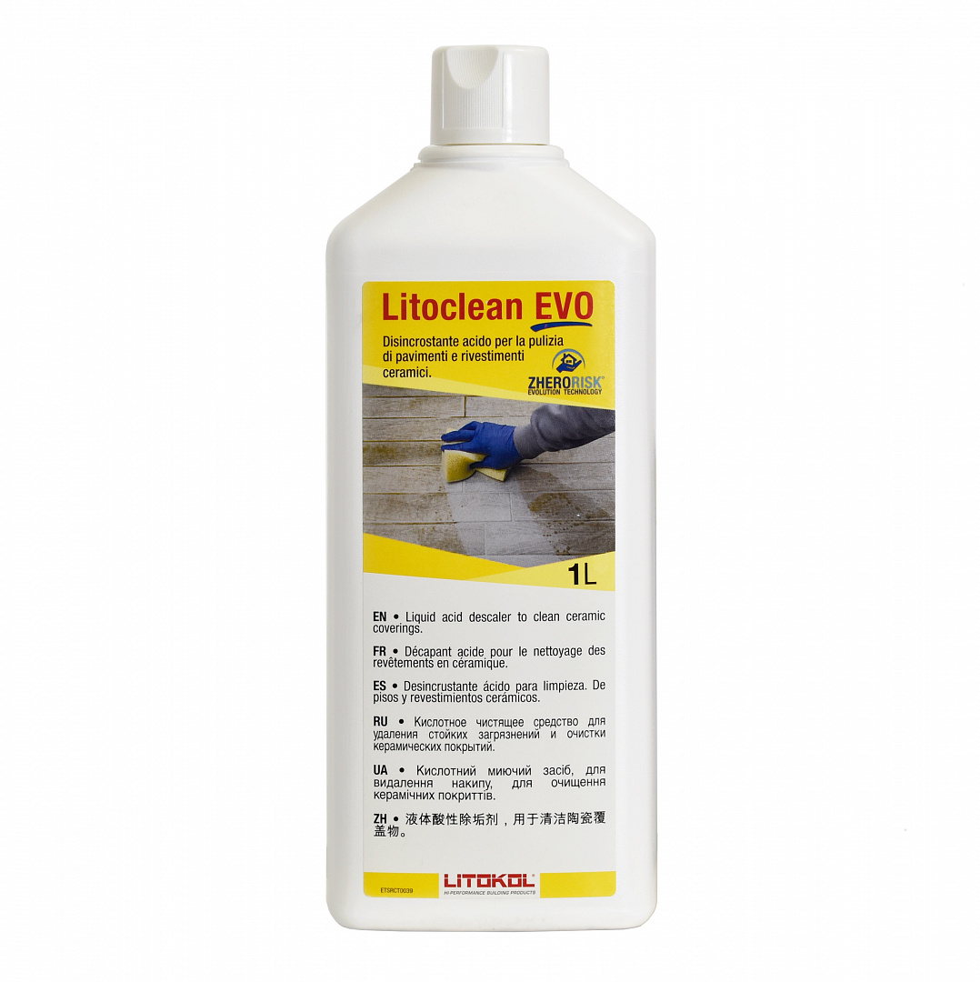 LITOCLEAN EVO 1л Очистка облицовки розовый LITOKOL, розовый купить в Санкт-Петербурге LITOCLEAN EVO 1л Очистка облицовки розовый LITOKOL, розовый