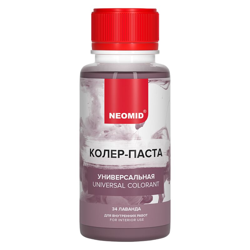 Колер-паста универсальная Палитра №1 100мл Для внутренних работ NEOMID, лаванда купить в Санкт-Петербурге Колер-паста универсальная Палитра №1 100мл Для внутренних работ NEOMID, лаванда