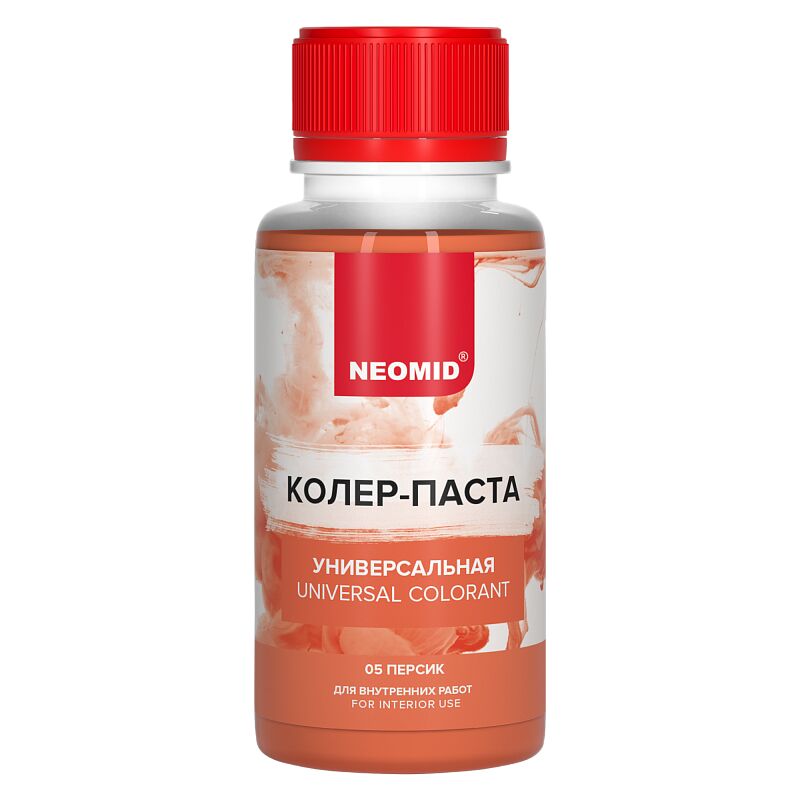 Колер-паста универсальная Палитра №1 100мл Для внутренних работ NEOMID, персик купить в Санкт-Петербурге Колер-паста универсальная Палитра №1 100мл Для внутренних работ NEOMID, персик