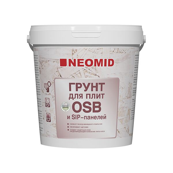 Грунт для плит 1кг OSB готовый NEOMID, Грунт для плит 1кг OSB готовый NEOMID