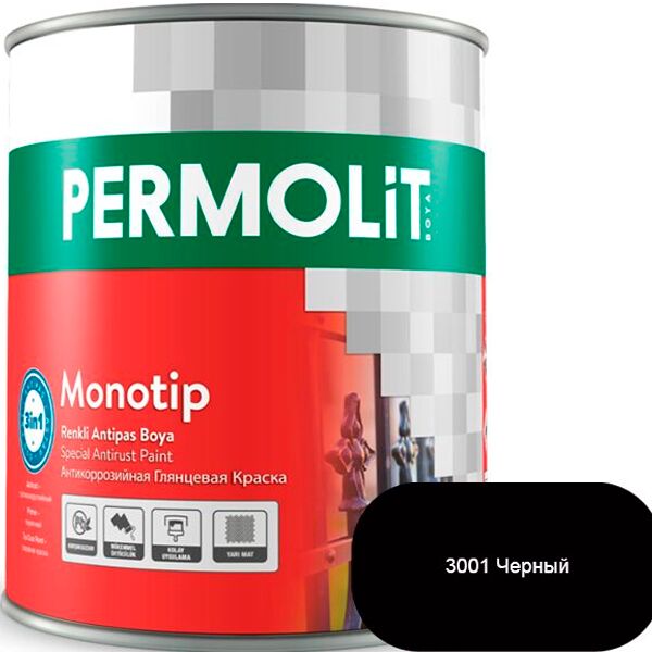 MONOTIP 2.5л краска глянц антикоррозионная 3в1 parlak PERMOLIT купить в Санкт-Петербурге
