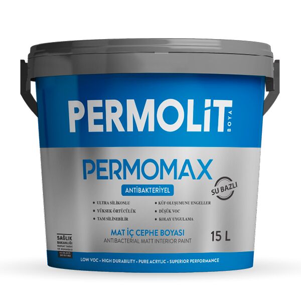 PERMOMAX 15л база 0P краска антибактериальная интерьерная мат PERMOLIT купить в Санкт-Петербурге