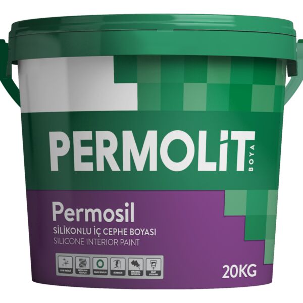 PERMOSIL EXTRA MATT 0.9л база 0P краска силиконовая мат PERMOLIT, Бесцветный
