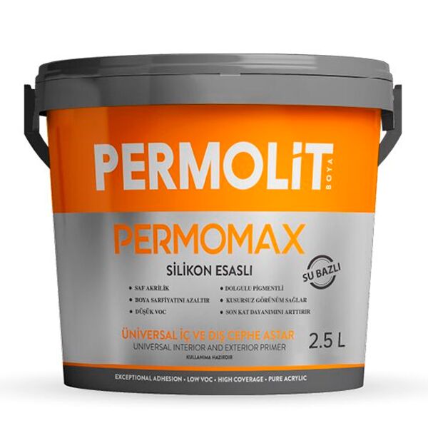 PERMOMAX 2.5л краска-праймер силиконовая грунтовочная PERMOLIT купить в Санкт-Петербурге