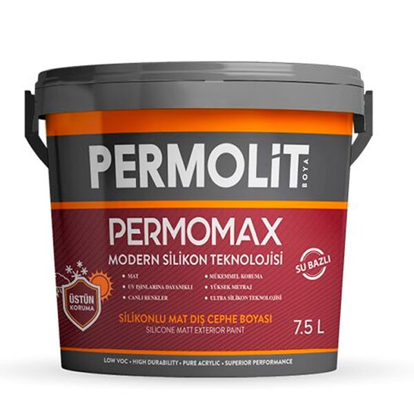 PERMOMAX 7.5л база TR краска силиконовая фасадная мат PERMOLIT купить в Санкт-Петербурге