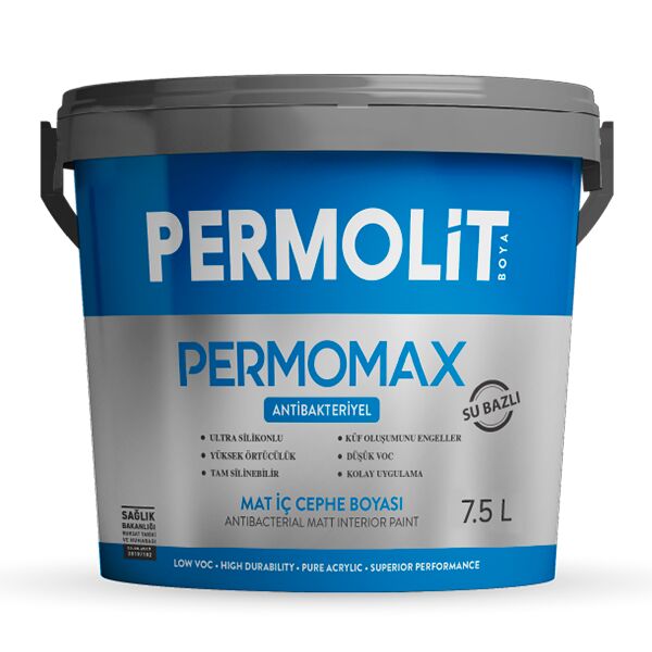 PERMOMAX 7.5л база 0P краска антибактериальная интерьерная мат PERMOLIT купить в Санкт-Петербурге