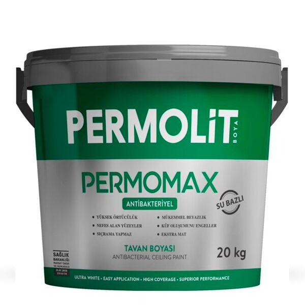 PERMOMAX 3.5кг (1.9 л) краска для потолка антибактериальная PERMOLIT купить в Санкт-Петербурге