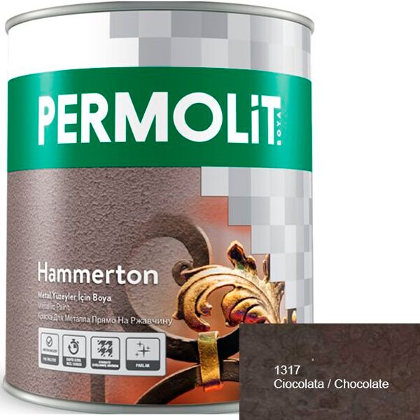 HAMMERTON 0.65л краска с молотковым эффектом PERMOLIT купить в Санкт-Петербурге