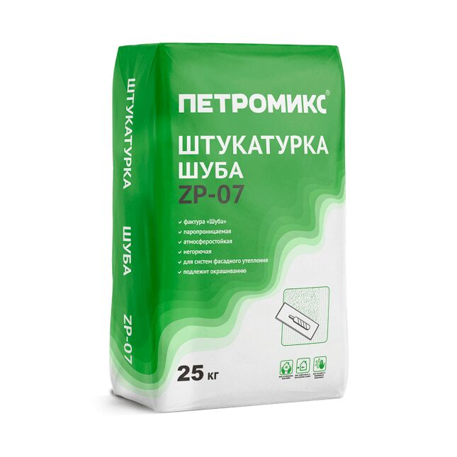ZP-07 Штукатурка декоративная специальная Шуба, 2 мм, белый 25 кг/меш (ШВ декор), ZP-07 25кг Штукатурка декоративная специальная ZP-07 Штукатурка декоративная специальная Шуба, 2 мм, белый 25 кг/меш (ШВ декор), ZP-07 25кг Штукатурка декоративная специальная