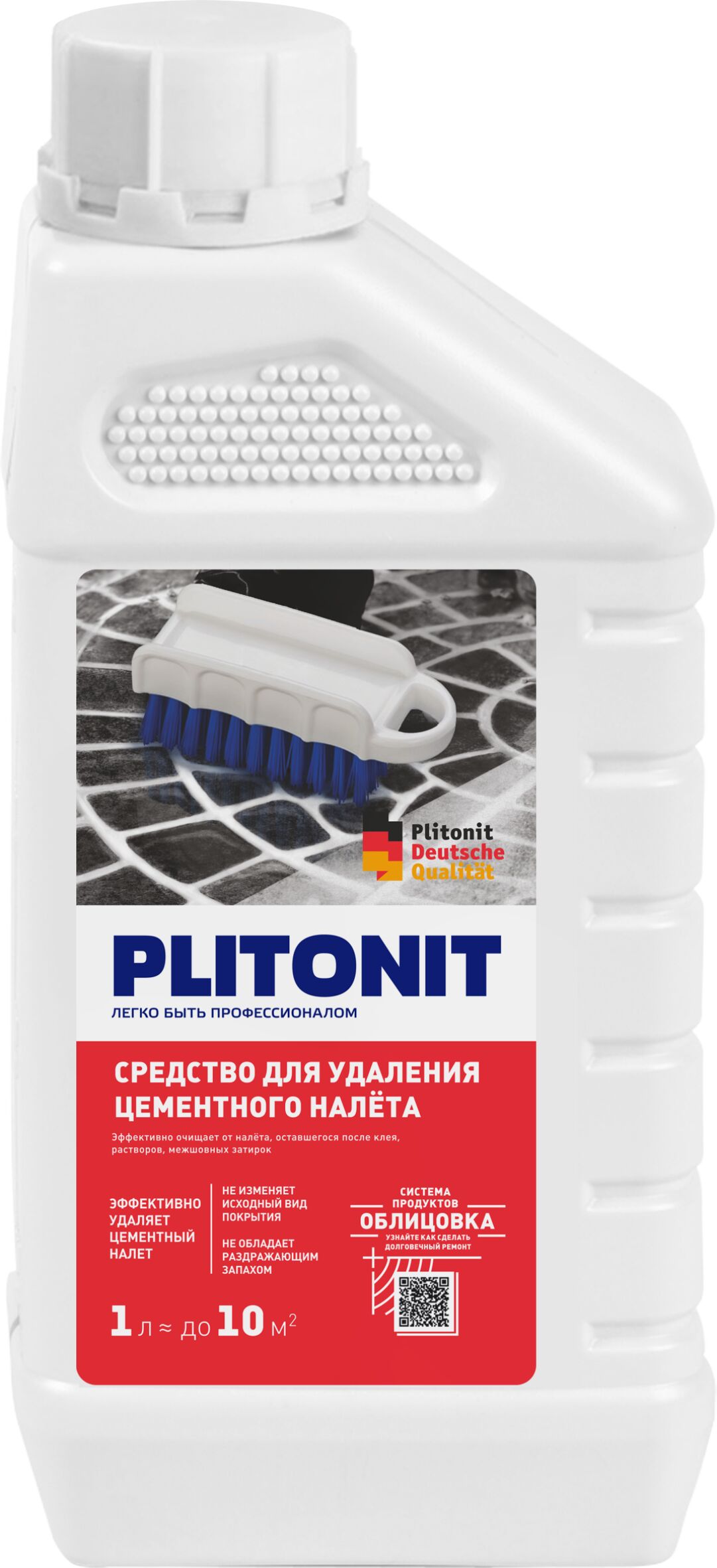 PLITONIT cредство для удаления цементного налета - 1 л. (РФ)
