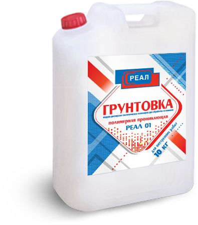 РЕАЛ 01 PROF 10кг Грунтовка полимерная РЕАЛ, РЕАЛ 01 PROF 10кг Грунтовка полимерная РЕАЛ купить в Санкт-Петербурге РЕАЛ 01 PROF 10кг Грунтовка полимерная РЕАЛ, РЕАЛ 01 PROF 10кг Грунтовка полимерная РЕАЛ