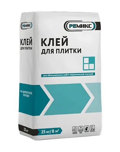 Клей для плитки РЕМИКС 25кг купить в Санкт-Петербурге