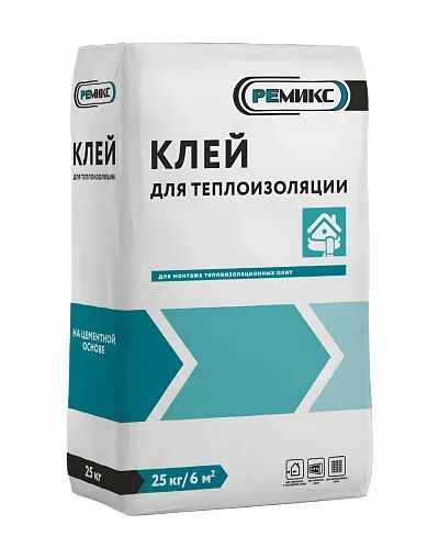 Клей для теплоизоляции РЕМИКС 25кг купить в Санкт-Петербурге