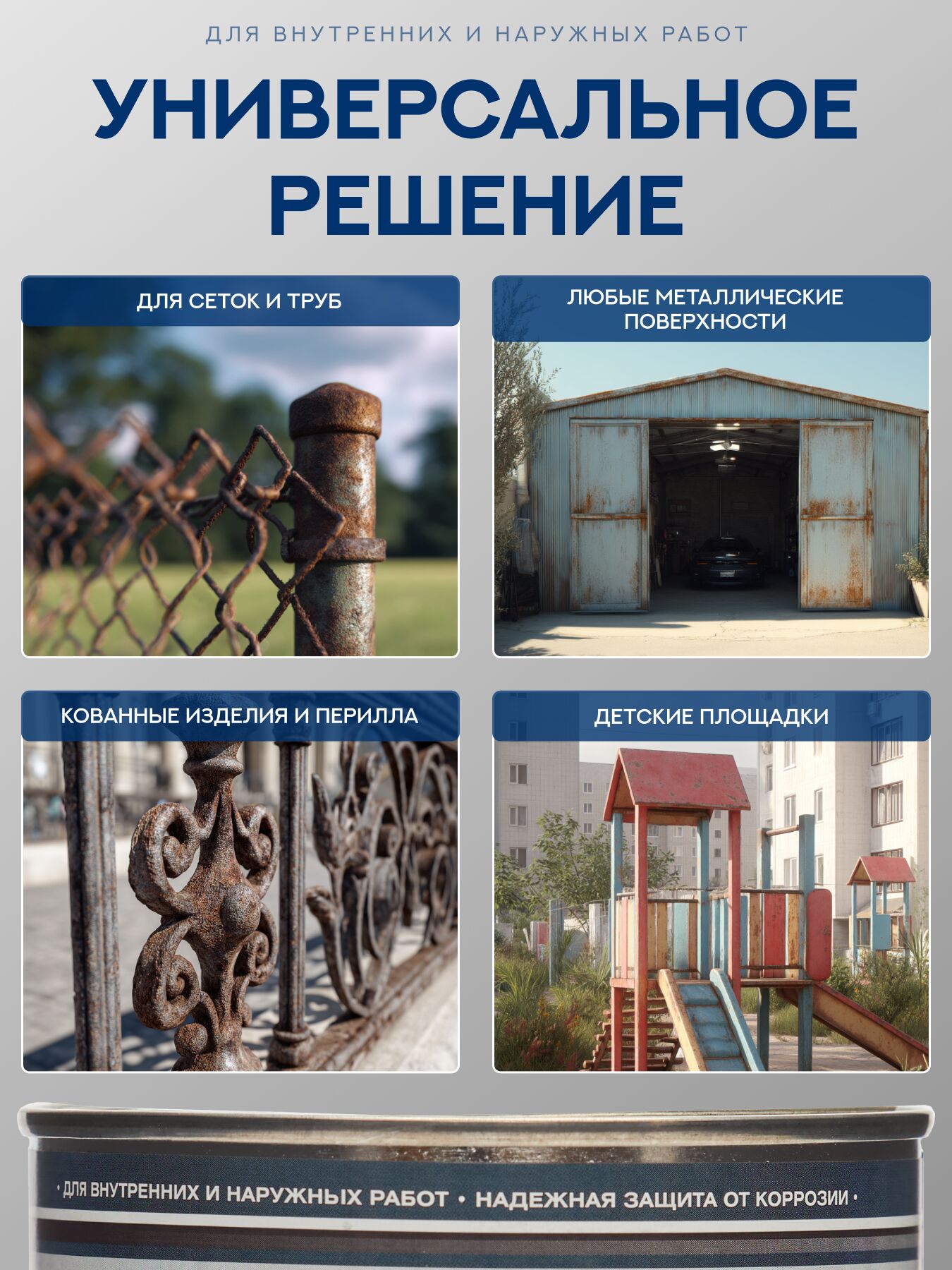 Защити металл Грунт эмаль (0.75кг) белый RAL9003 Сделай ПОЛ