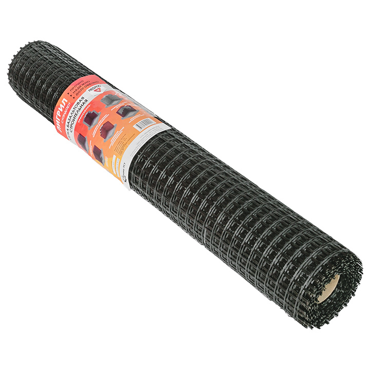 Сетка кладочная базальтовая Лигрил яч:50х50мм 1х50м 50м2, чёрный