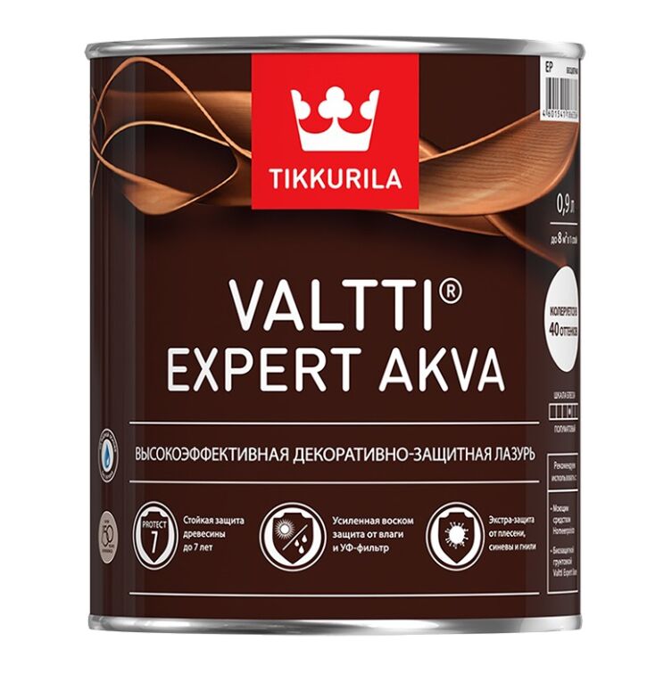 Антисептик Валтти Эксперт Аква EP (VALTTI EXPERT AKVA) бесцветный 0.9л Тиккурила купить в Санкт-Петербурге
